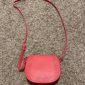 Old Navy coral crossbody bag